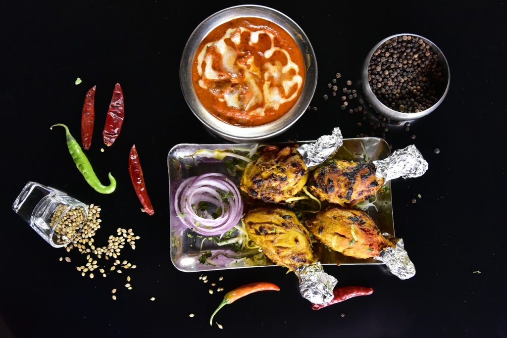 Chicken Kabab Curry Cuisine Spicy  - Kirtip / Pixabay