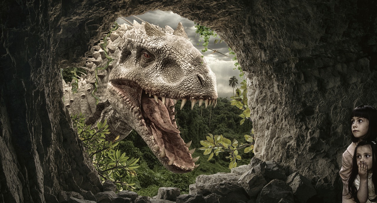 Children Cave Dinosaur Kids Girls  - Dieterich01 / Pixabay