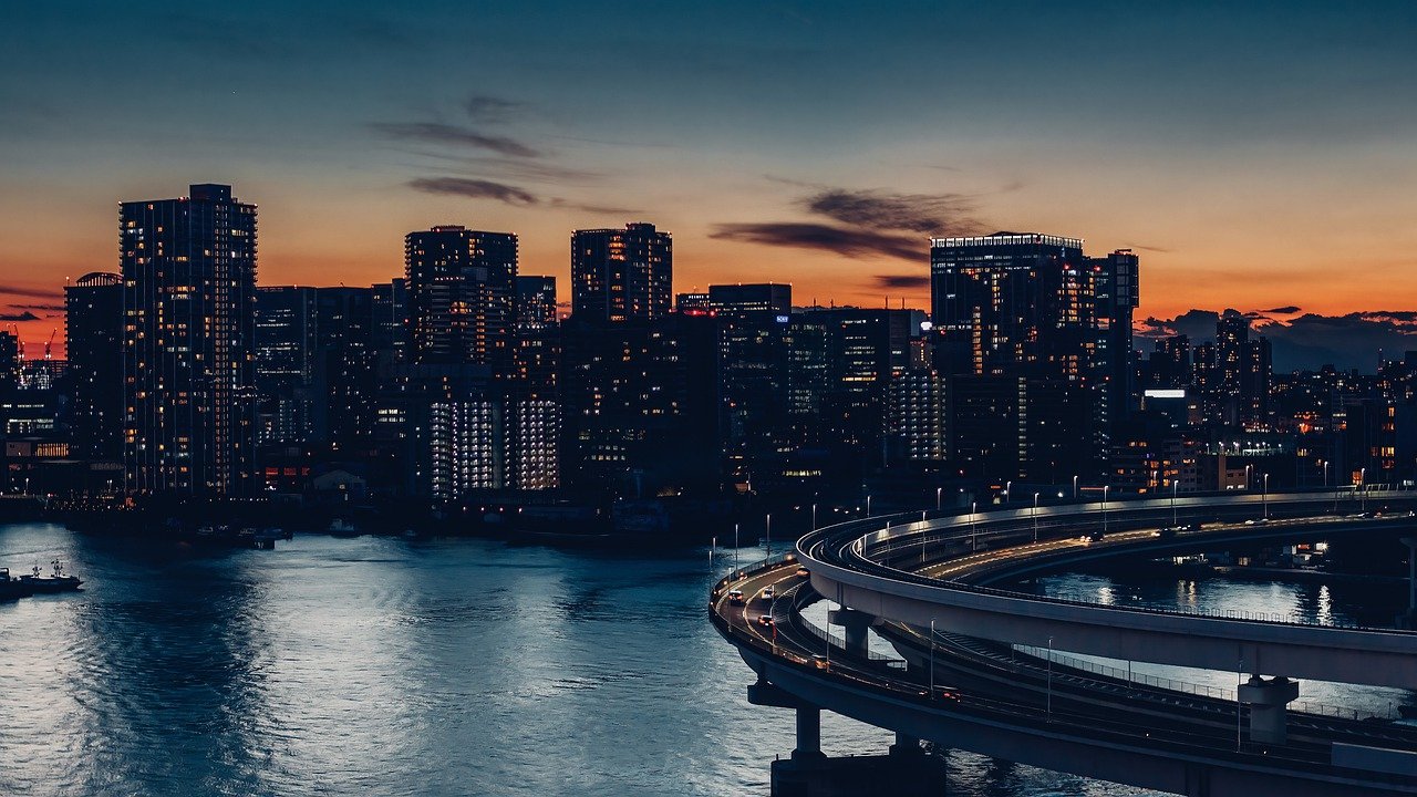 City Bridge Evening Twilight Bay  - xegxef / Pixabay