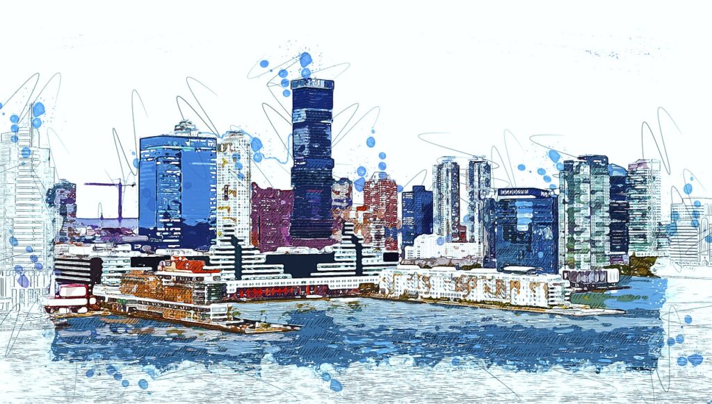 City Port Photo Art Skyline  - ArtTower / Pixabay