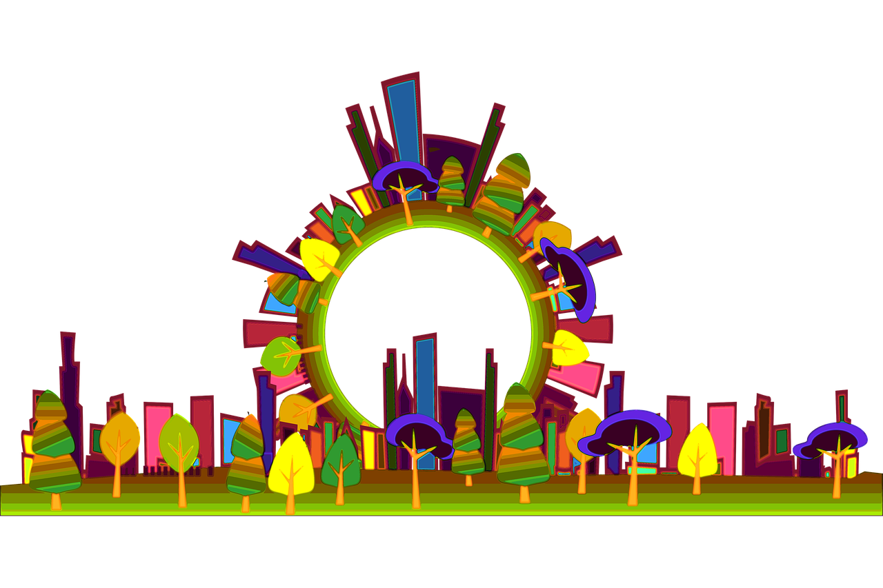 City Skyline Arched Horizon World  - geralt / Pixabay