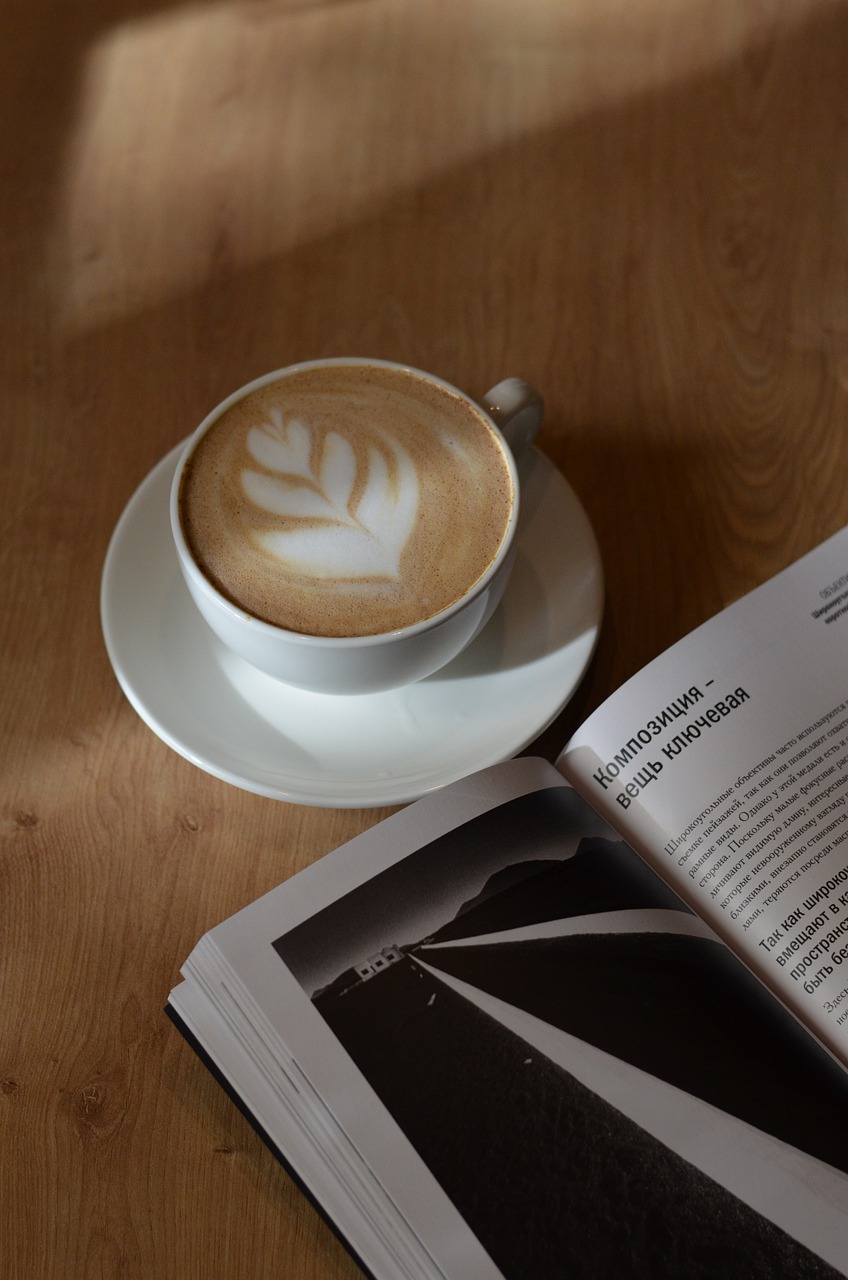 Coffee Cup Drink Cappuccino Book  - sweezivan / Pixabay