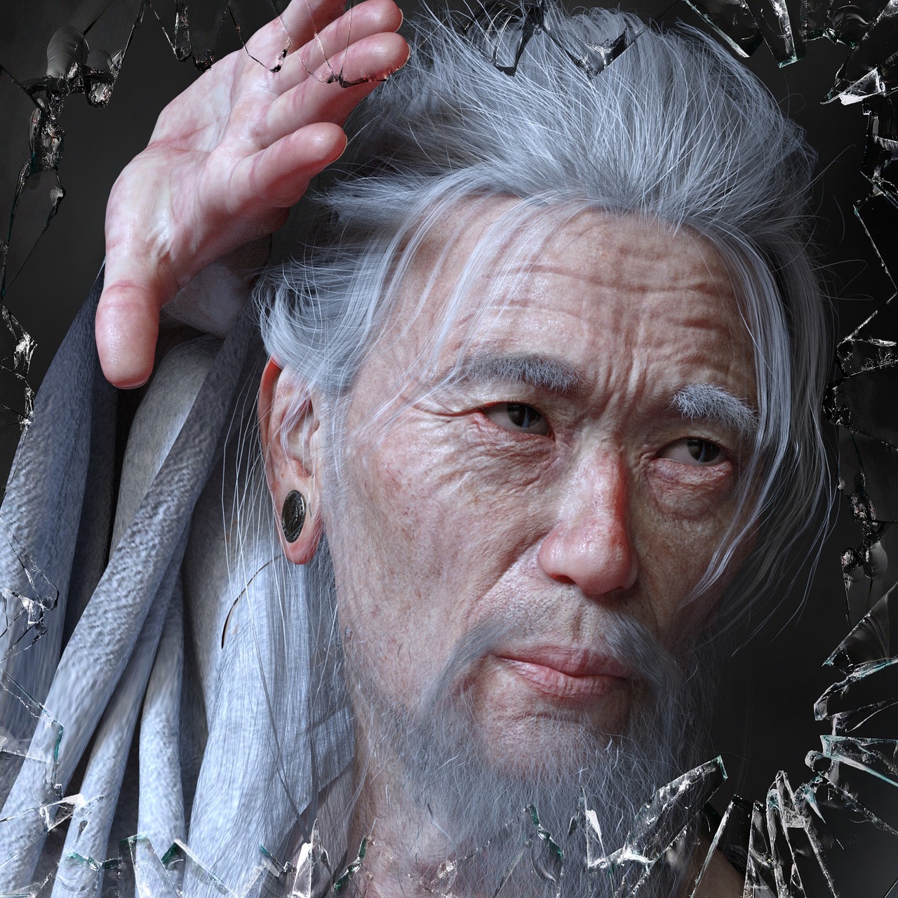 Composing Chinese Man Person Asian  - 1tamara2 / Pixabay