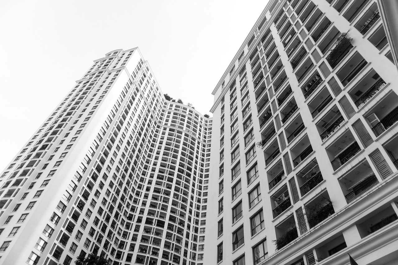 Condominium Building Black And White  - Leohoho / Pixabay