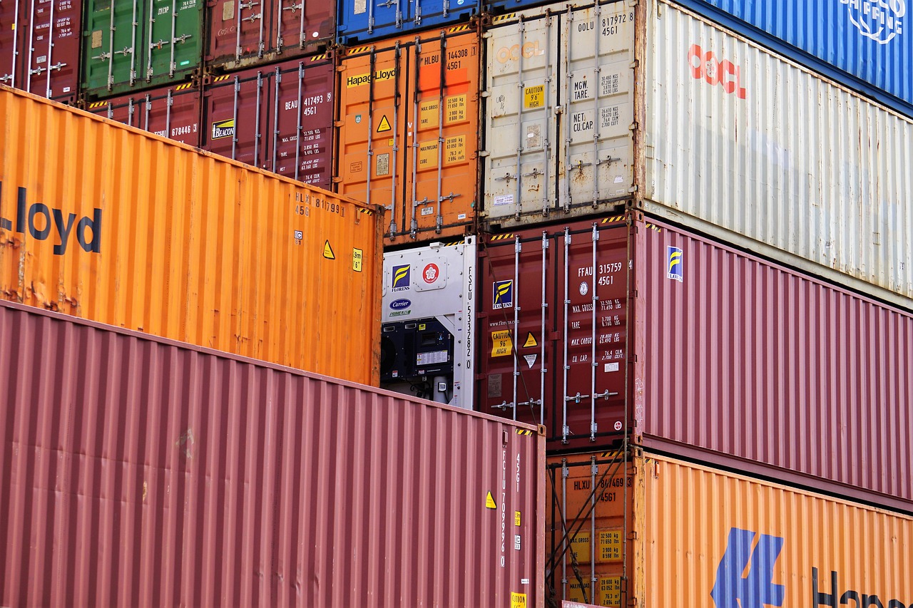 Container Freight Port Stacked  - The_GADman / Pixabay