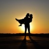 Couple Kiss Sunset Romantic Sun  - Dangtinh / Pixabay