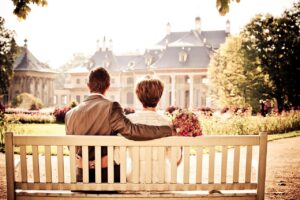 couple marriage bench 260899