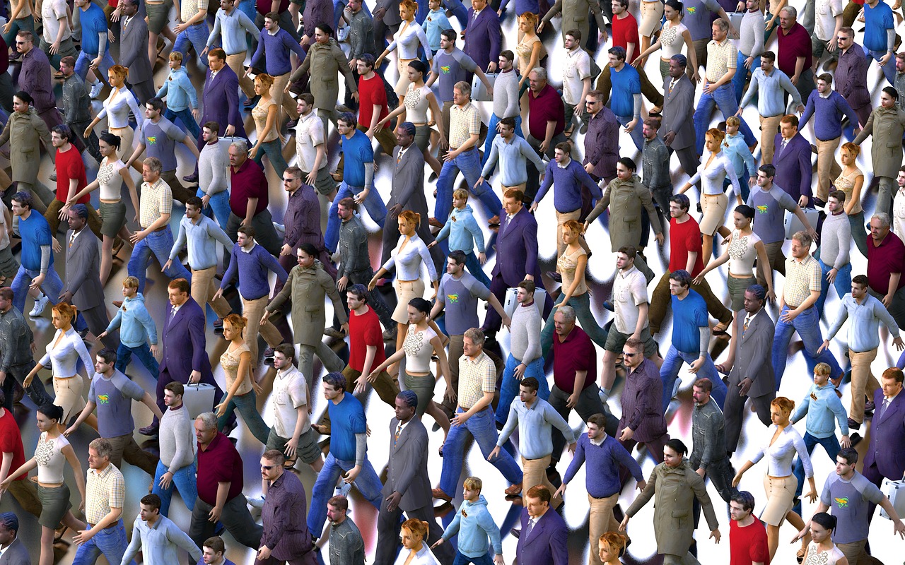 Crowd Men Women Casserole  - 8385 / Pixabay