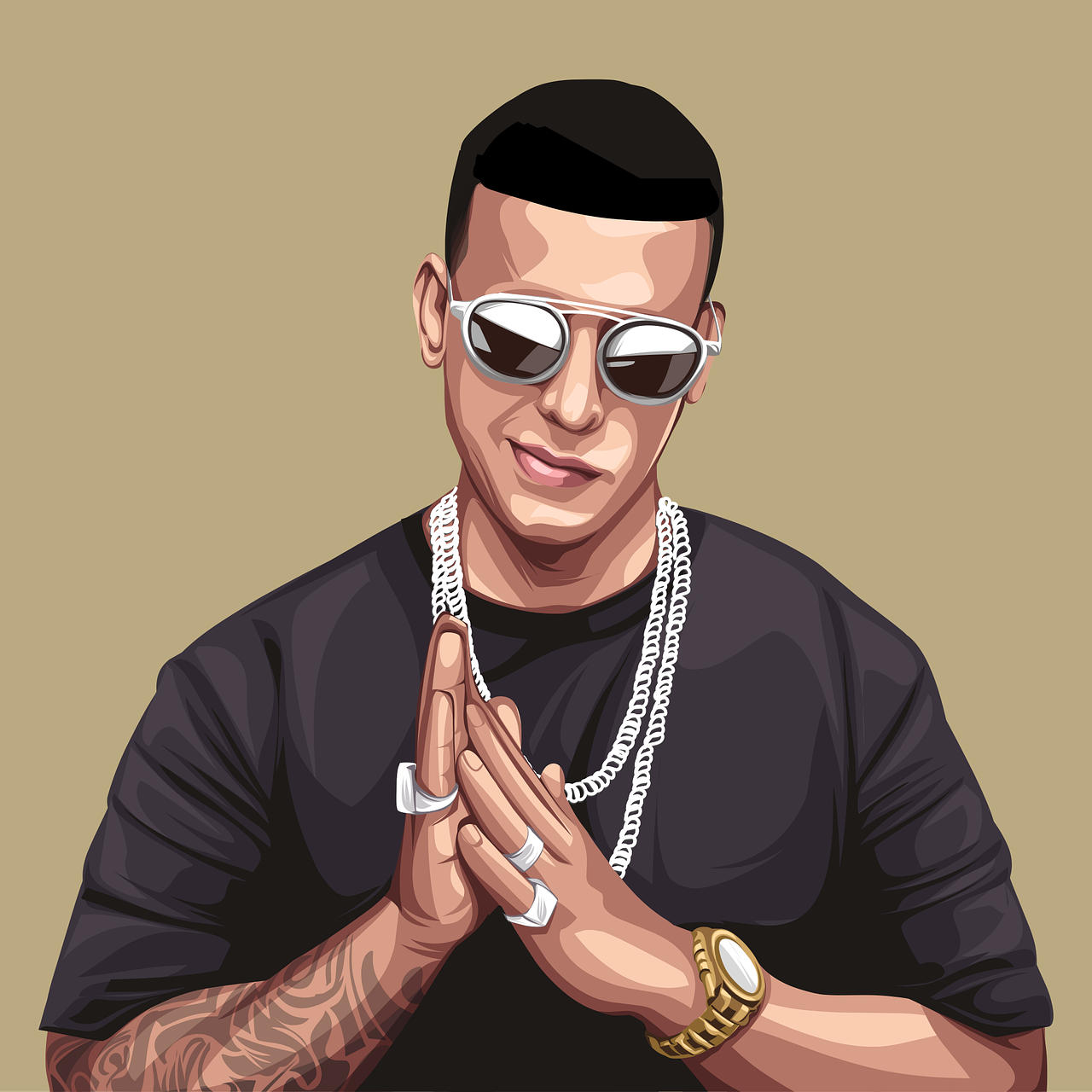 Daddy Yankee Puerto Rican Rapper - Creativehatti / Pixabay