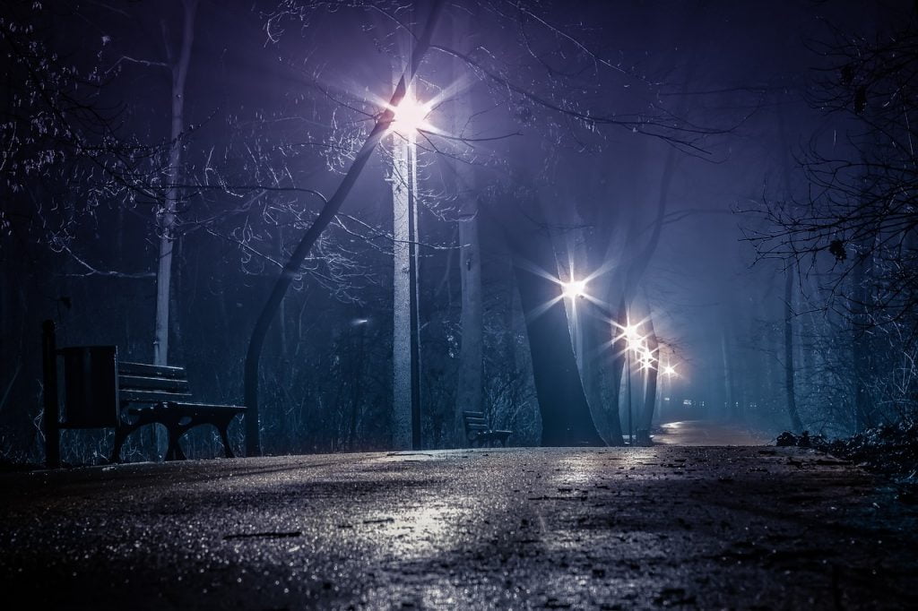 Dark Park The Park At Night  - Arcaion / Pixabay