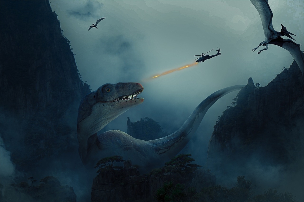 Dinosaur Fight Evolution Fantasy  - Jordan_Singh / Pixabay