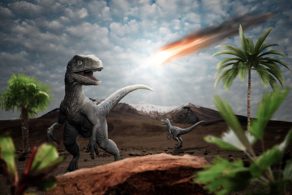 Dinosaur Meteor Impact Apocalypse  - 12222786 / Pixabay