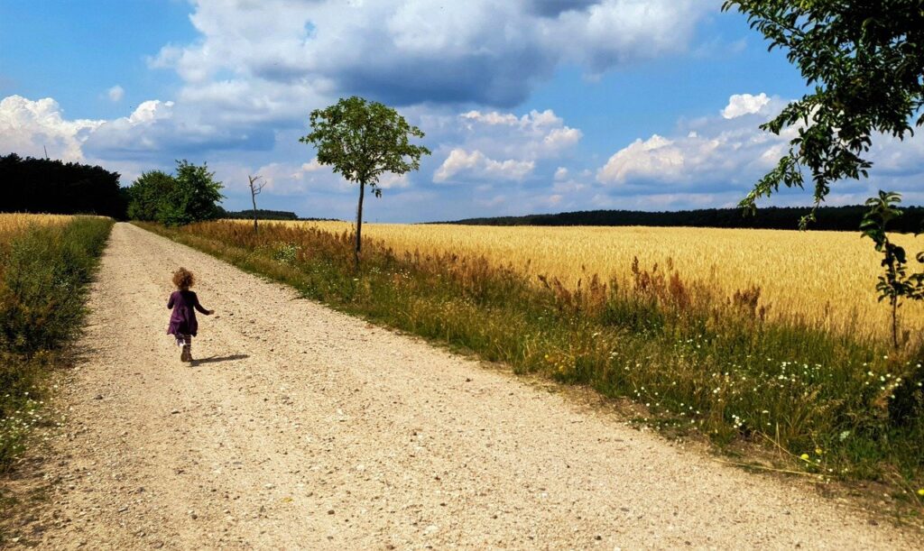 Dirt Road Child Running Play Kid  - alexwragge / Pixabay