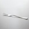 silver fork on white surface
