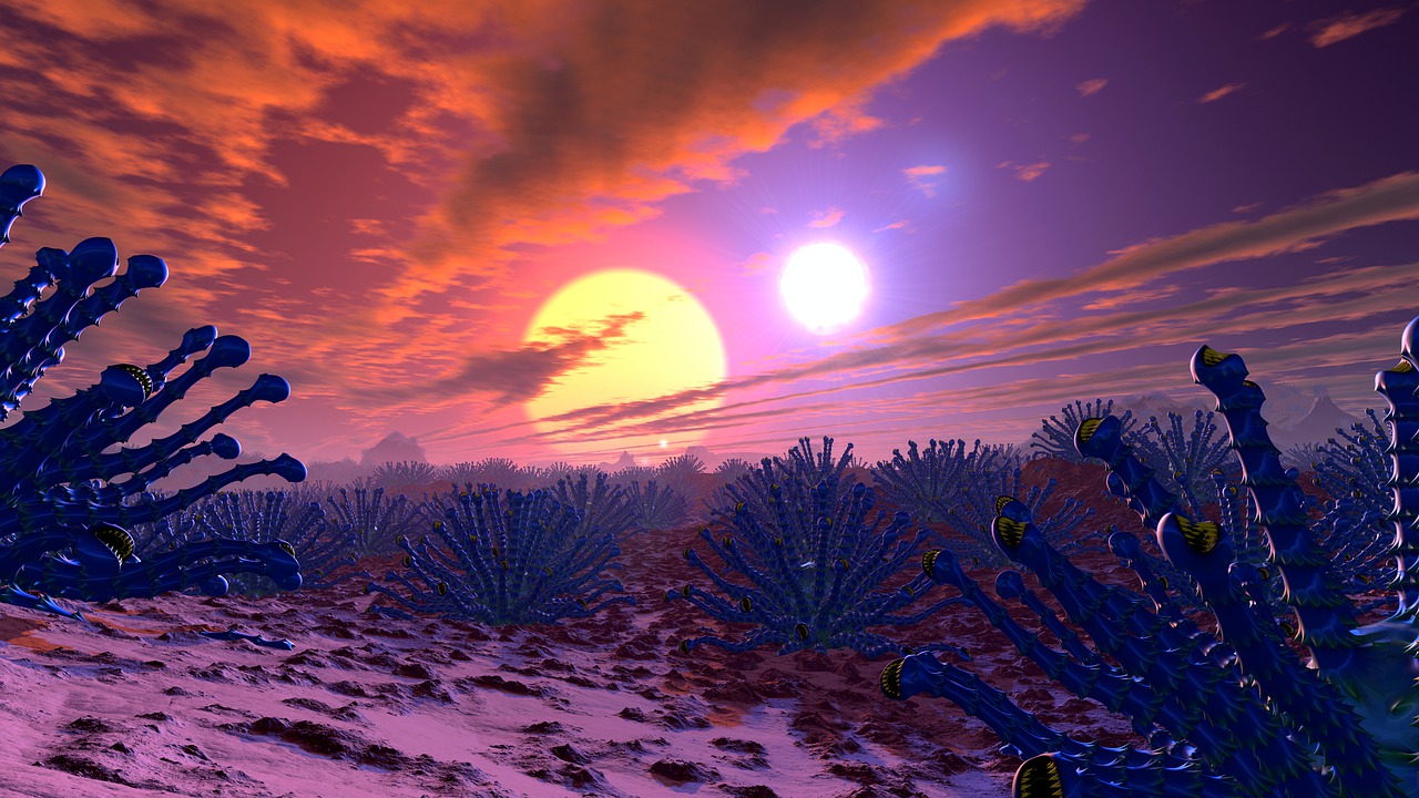 Double Sun Extraterrestrial Life  - interozitor / Pixabay