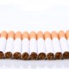 orange and white cigarette sticks