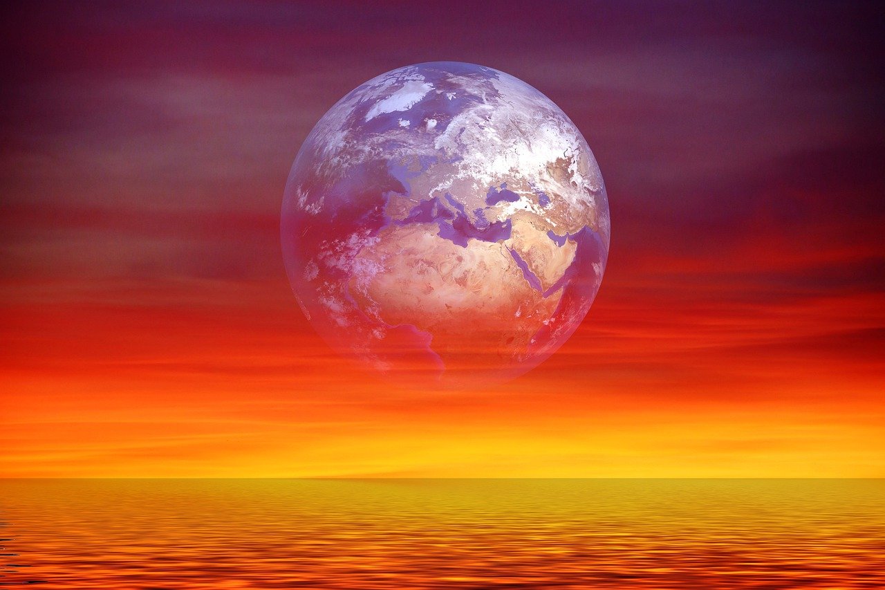 Earth Globe Sunset Sunrise  - geralt / Pixabay