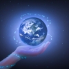 Earth Space Hand World Light Glow  - ShadeFx / Pixabay