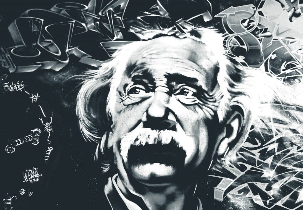 Einstein Albert Einstein Street Art  - BarbaraALane / Pixabay