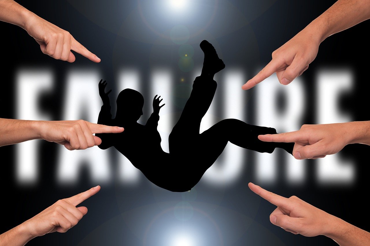 Failure Fail Finger Pointer  - geralt / Pixabay
