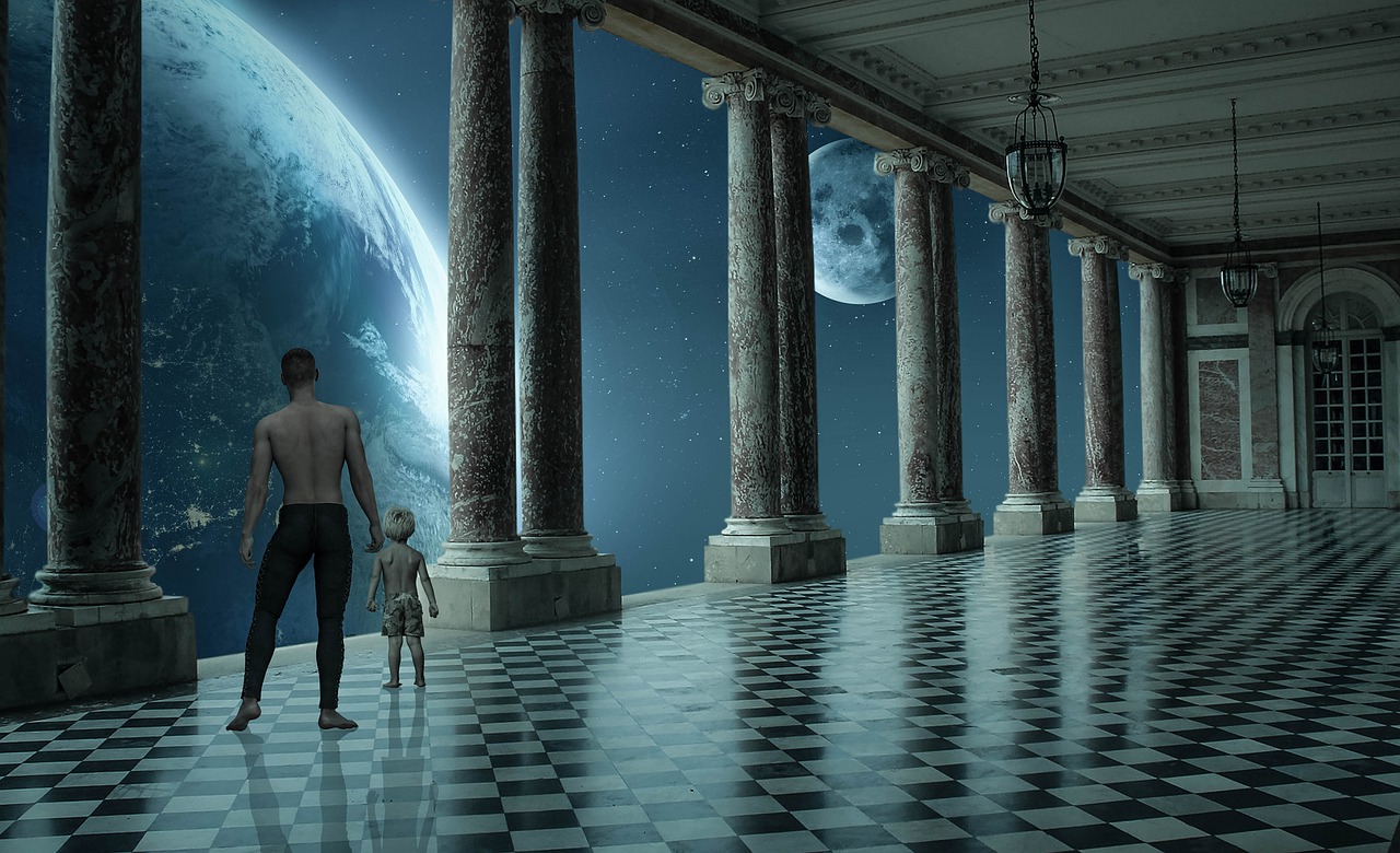 Fantasy Space Earth People Wonder - Willgard / Pixabay