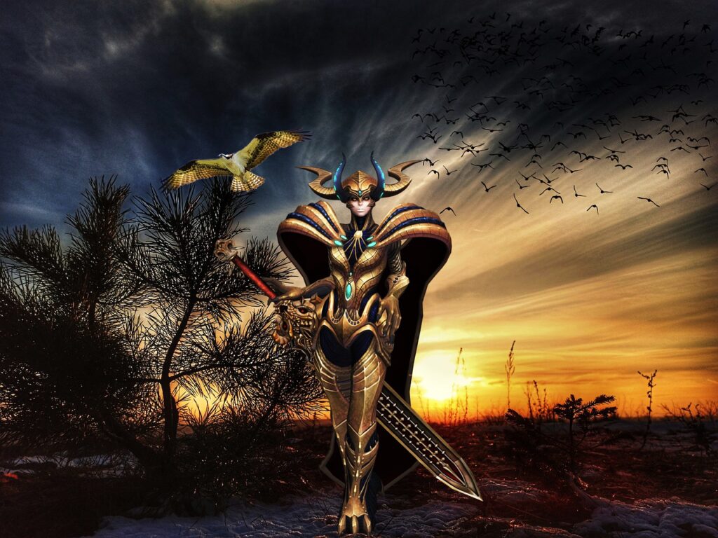 Fantasy Warrior Hawk Character  - jcoope12 / Pixabay