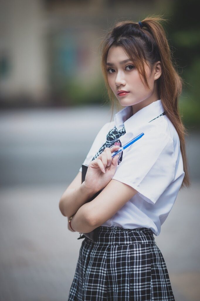 Fashion School Uniform Girl  - TieuBaoTruong / Pixabay