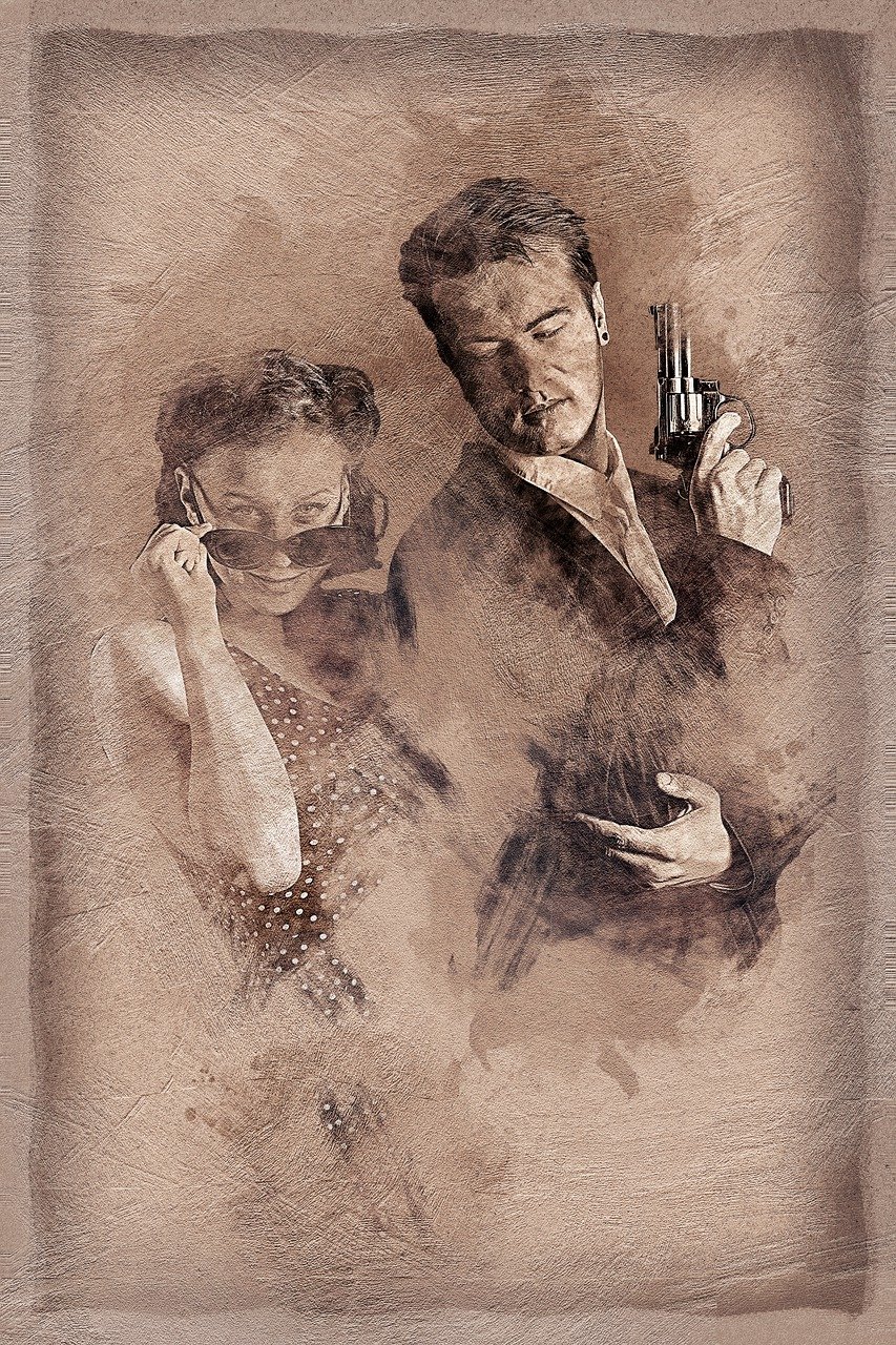 Film Style Elegance Portrait Spy - ArtTower / Pixabay