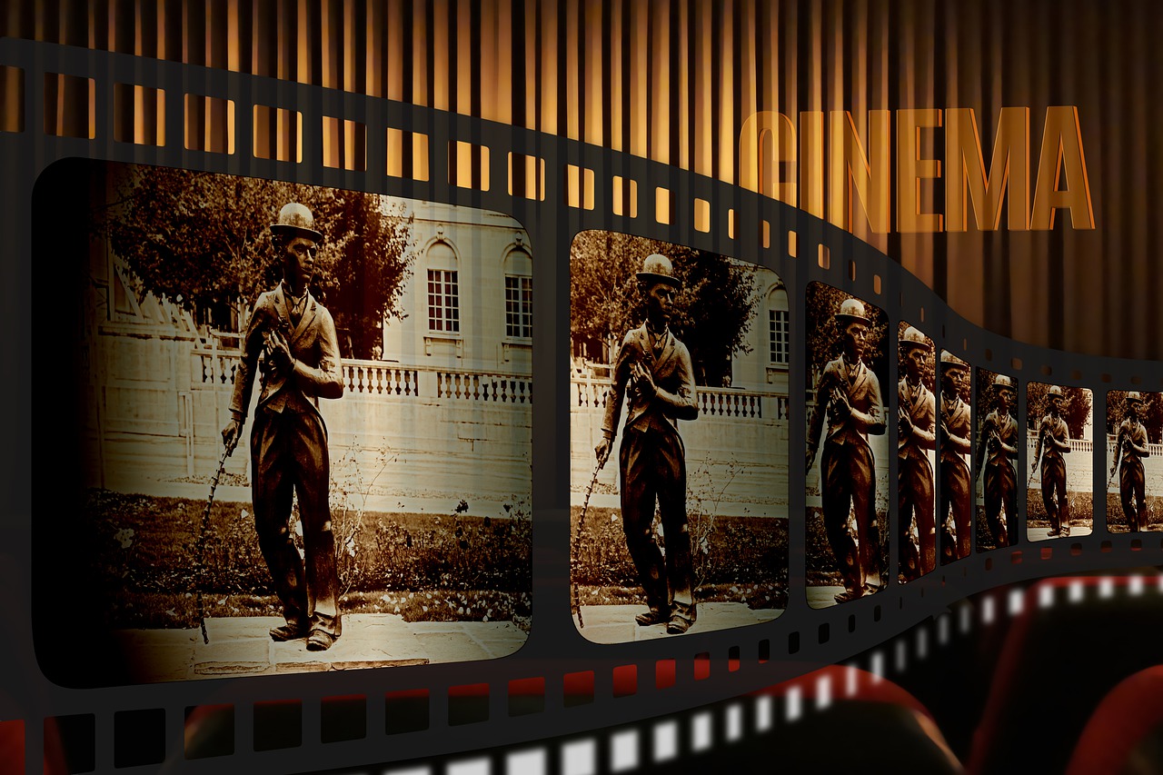 Filmstrip Cinema Charlie Chaplin  - geralt / Pixabay
