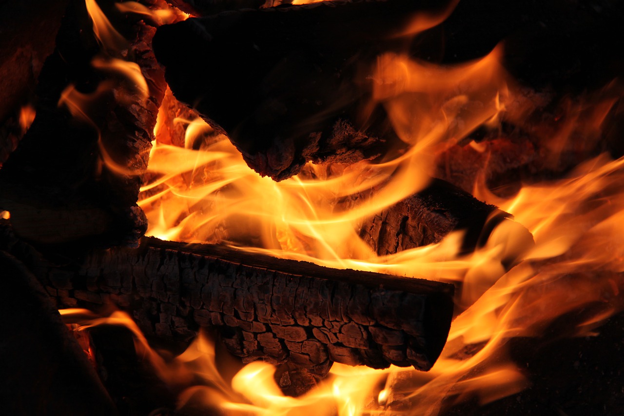 Fire Flame Firewood Hot Wood  - ChristinaZetterberg / Pixabay