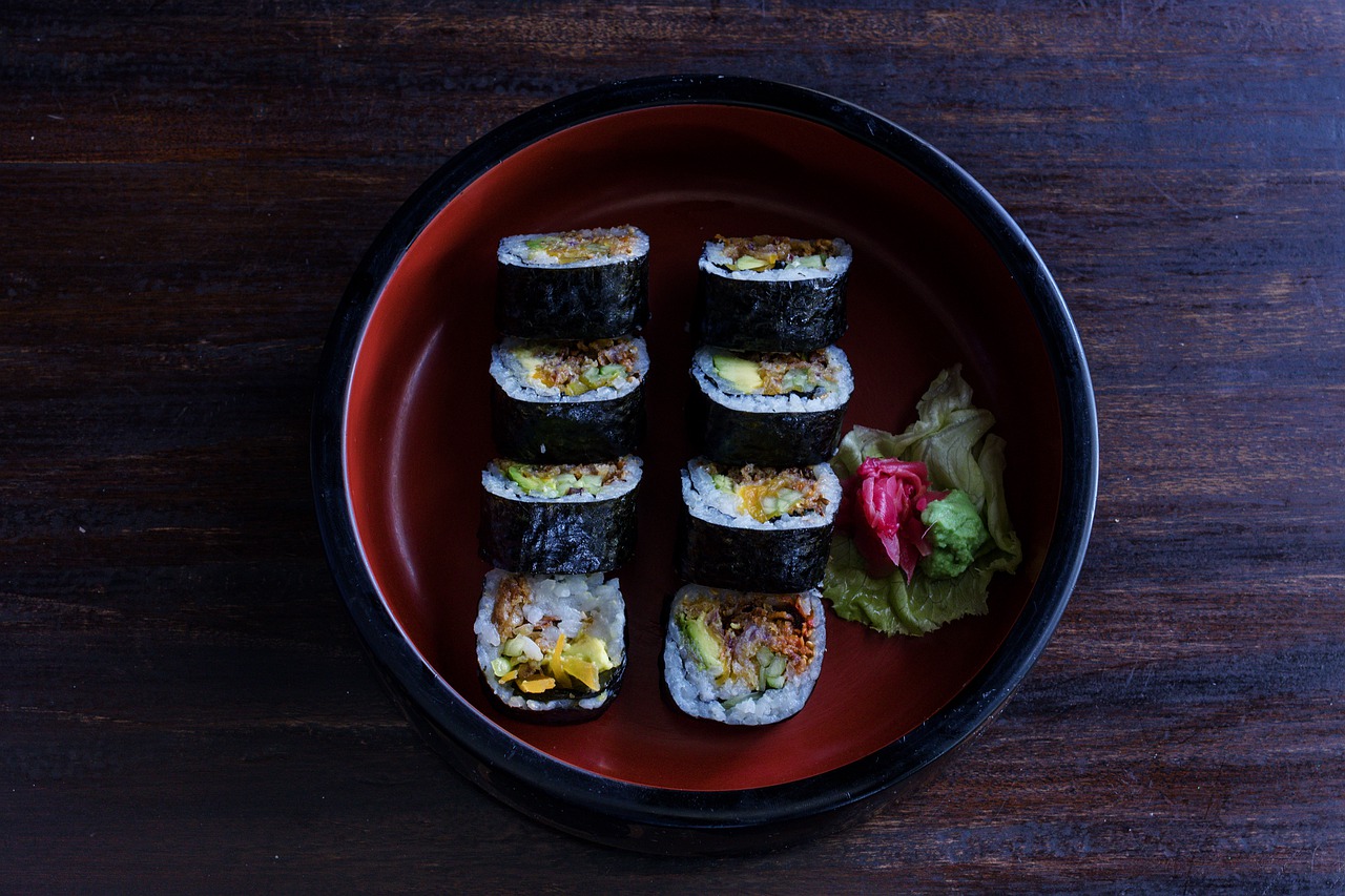 Food Sushi Dish Japanese Cuisine  - antonytrivet / Pixabay