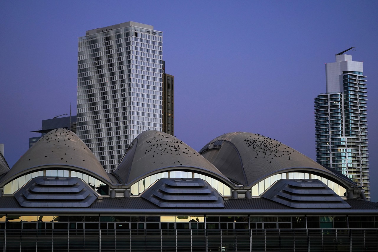 Frankfurt Industrial Fair Sunset  - Dekanda / Pixabay