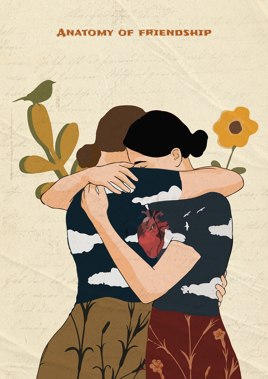 Friendship Women Friends Art Girls - ninikvaratskhelia_ / Pixabay