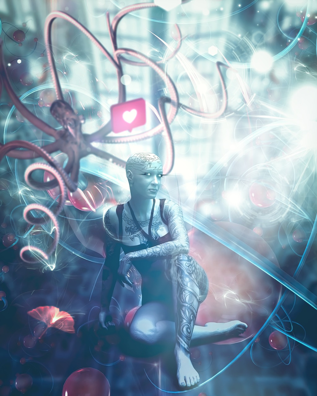 Future Technology Woman Digital  - PatoLenin / Pixabay