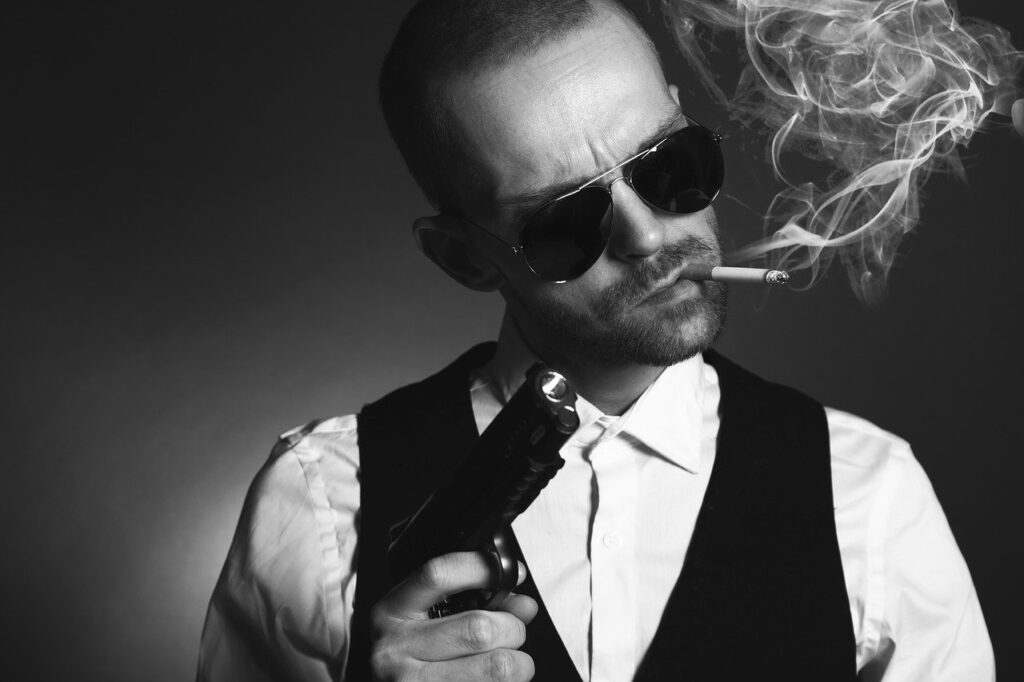 Gangster Man Mafia Criminal Spy  - Sammy-Williams / Pixabay