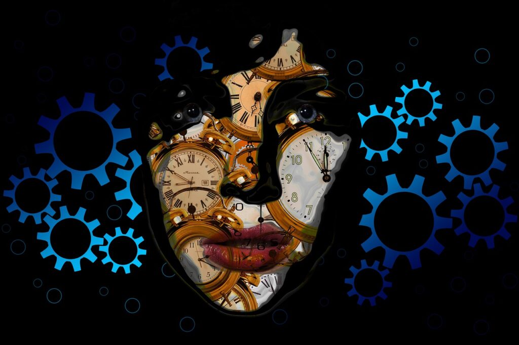 Gears Woman Clock Time Head Face  - geralt / Pixabay