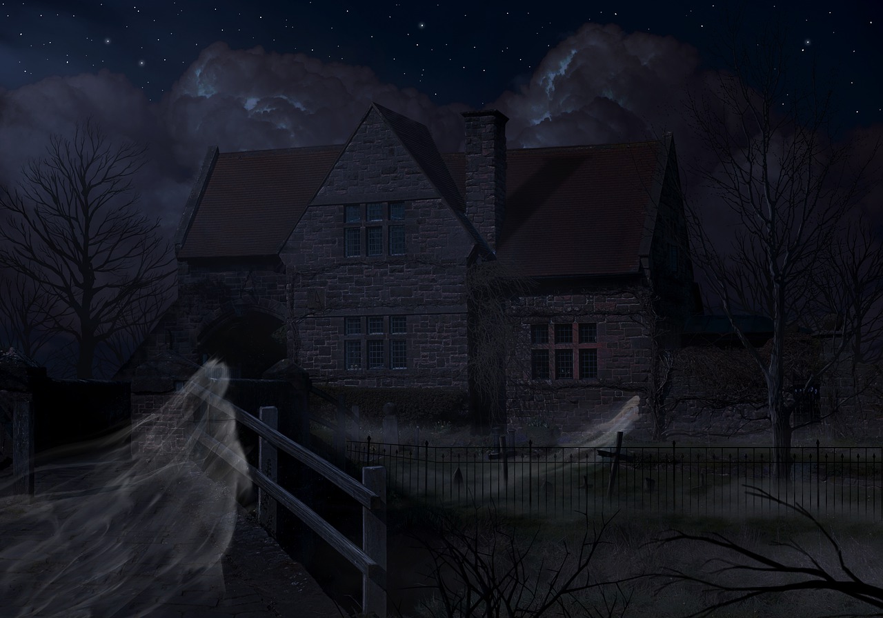Ghosts Haunted House Halloween  - gene1970 / Pixabay