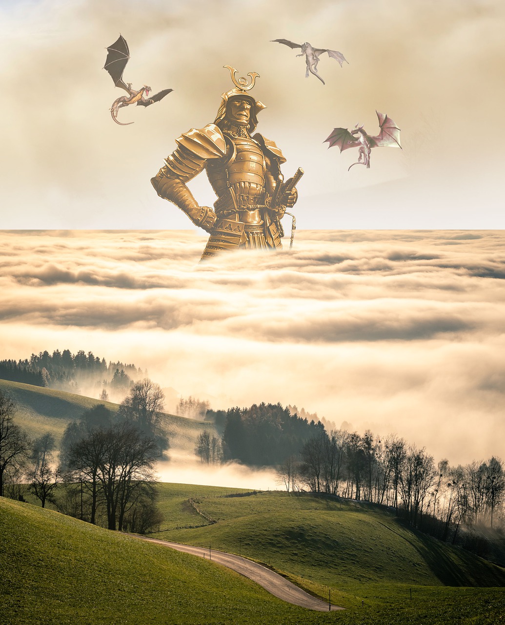 Giant Samurai Fantasy Warrior  - Artie_Navarre / Pixabay