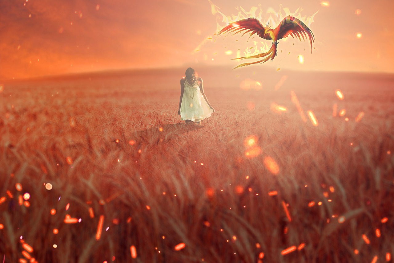 Girl Bird Phoenix Phoenix Bird  - 18796645 / Pixabay