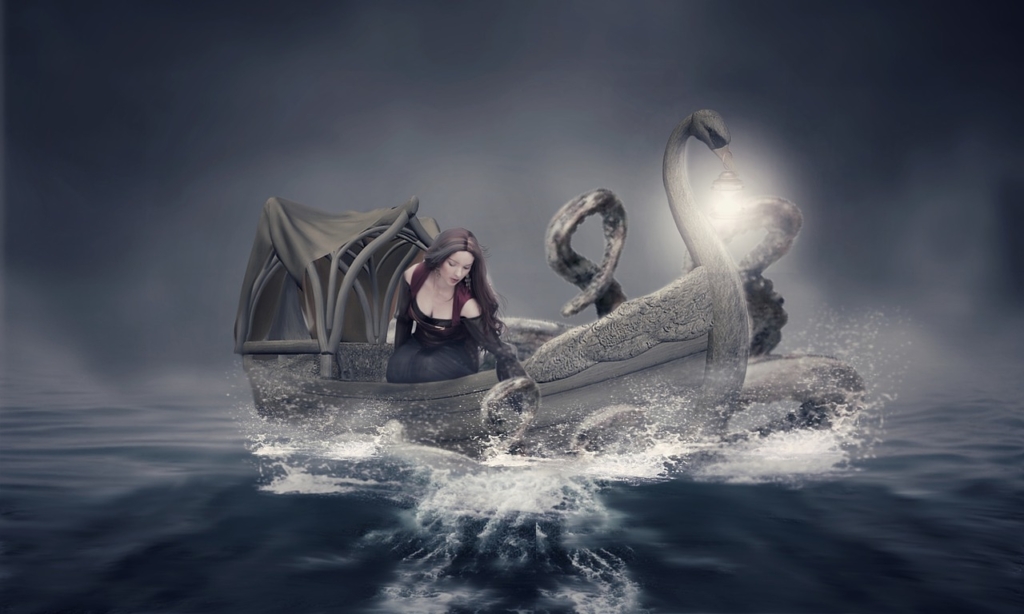 Girl Boat Monster Fight Fantasy  - syaifulptak57 / Pixabay