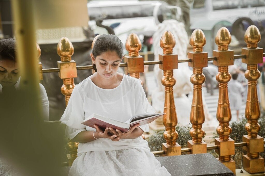 Girl Book Reading Student Woman  - kalyanayahaluwo / Pixabay