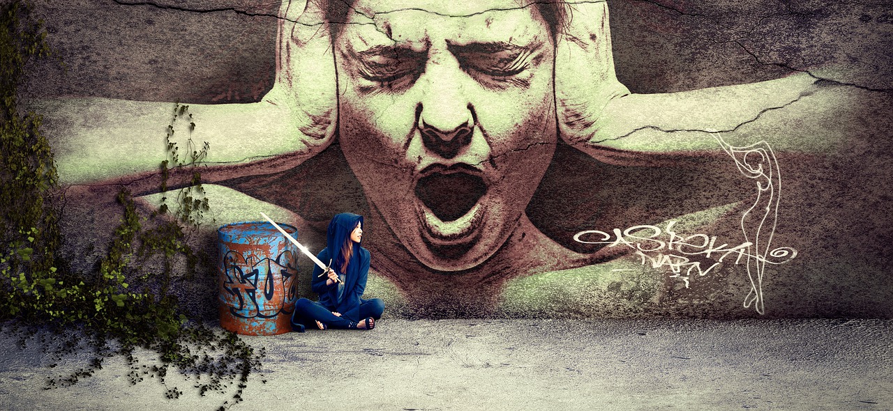 Graffiti Art Wall Portrait  - KELLEPICS / Pixabay