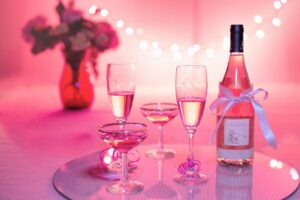 happy birthday pink wine champagne 1964457