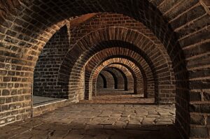 hd wallpaper vaulted cellar tunnel 247391