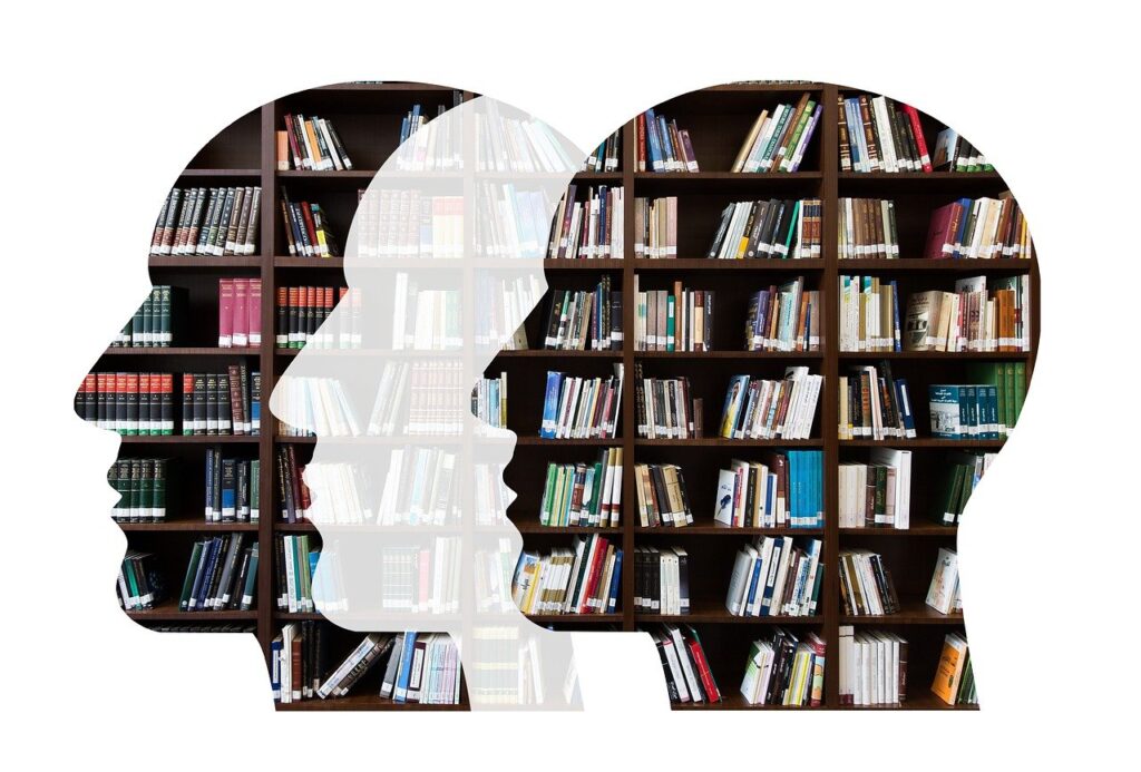 Heads Books Knowledge Reading  - Tumisu / Pixabay