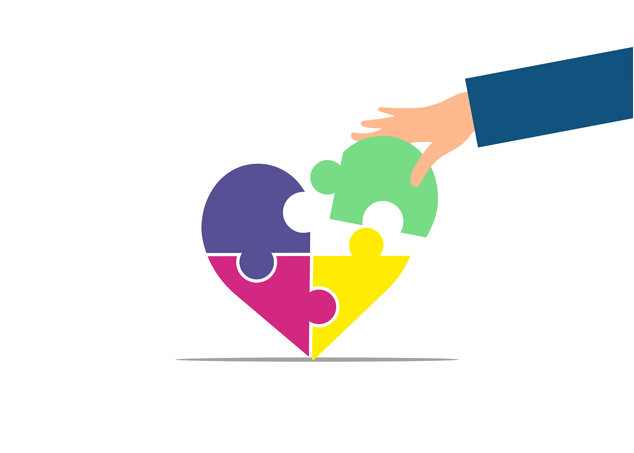 Heart Feelings Puzzle Logo Support - mohamed_hassan / Pixabay