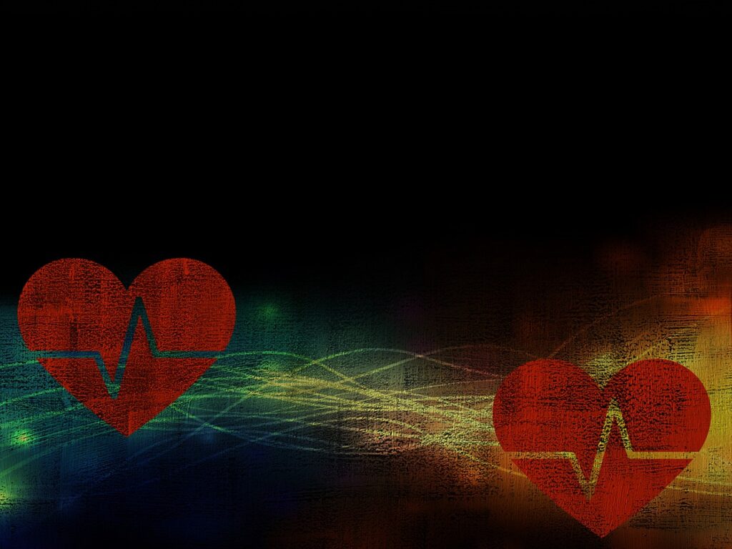 Hearts Colorful Texture Romantic  - KLAU2018 / Pixabay