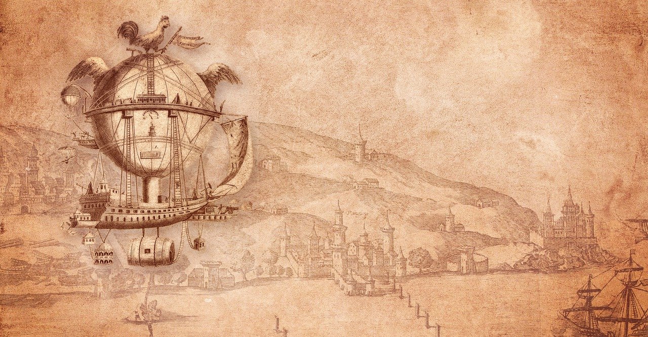 Hot Air Balloon Airship Ride Ships  - DarkmoonArt_de / Pixabay