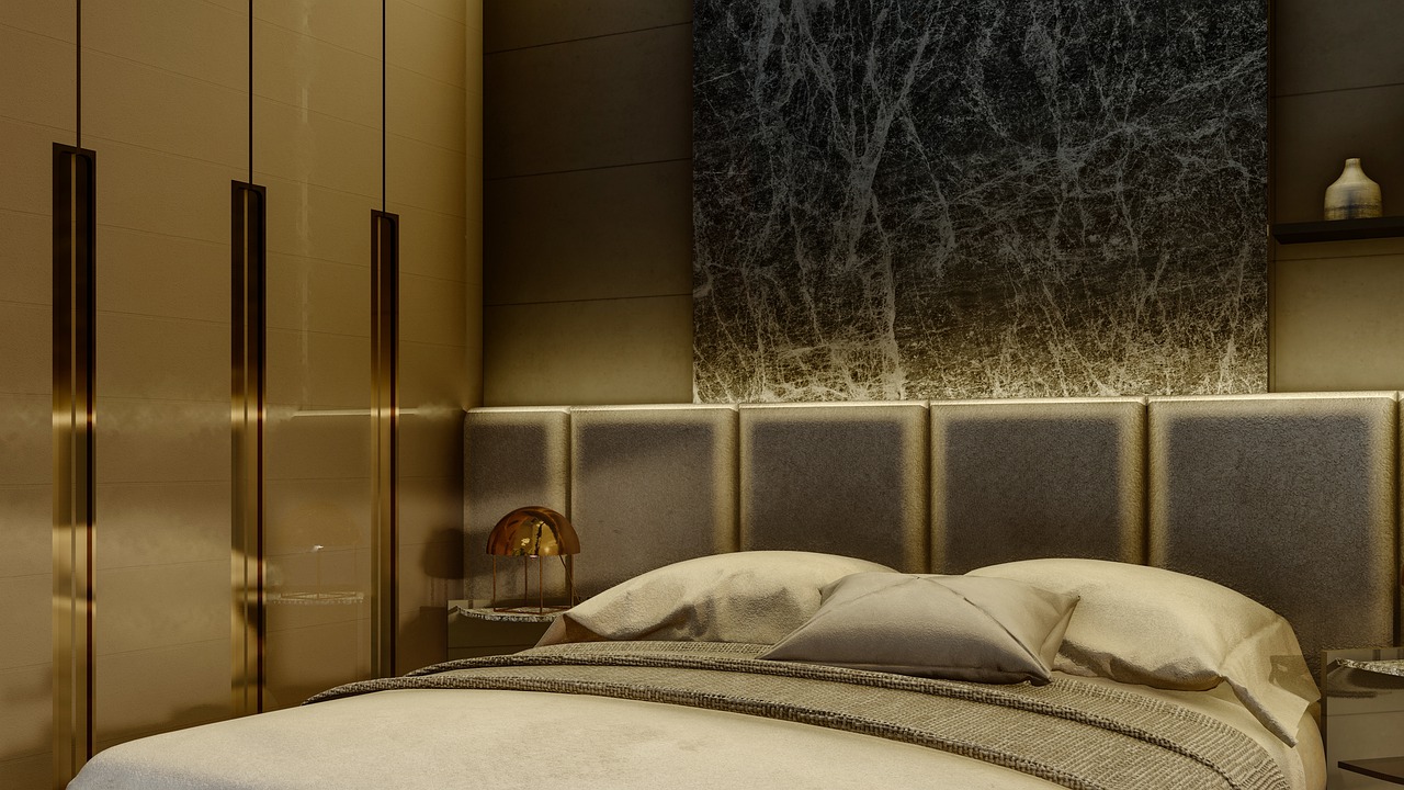 Hotel Room Interior Design Bedroom - hshotels / Pixabay