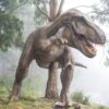 brown dinosaur illustration